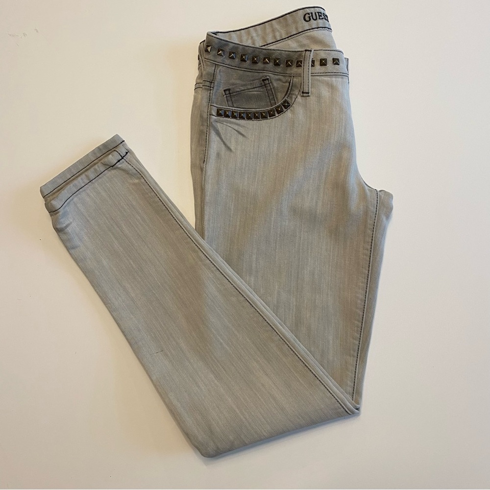 Marciano grey stretch denim